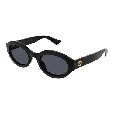 Gucci Okulary Przeciwsłoneczne GG1579S 001 Czarny Szary Damskie 2