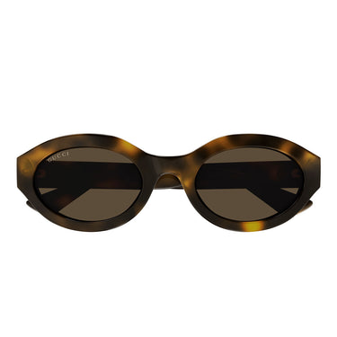 Gucci Okulary Przeciwsłoneczne GG1579S 002 Brązowy Brązowy Damskie