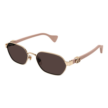 Gucci Okulary Przeciwsłoneczne GG1593S 003 Złoto-Fioletowy Unisex 1