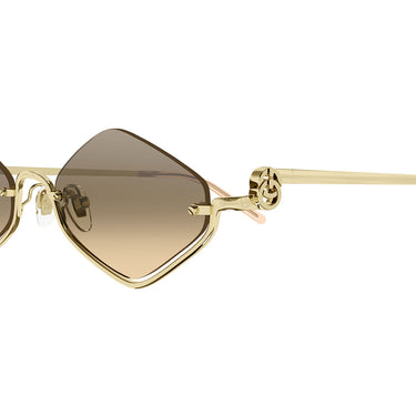 Gucci Okulary Przeciwsłoneczne GG1604S 003 Złoto-Pomarańczowe Unisex 2