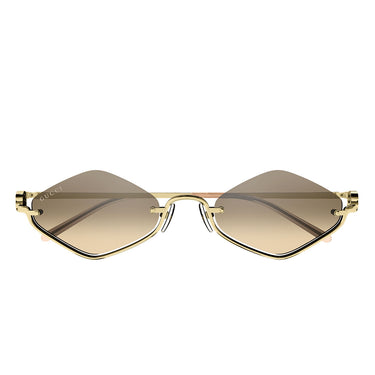 Gucci Okulary Przeciwsłoneczne GG1604S 003 Złoto-Pomarańczowe Unisex