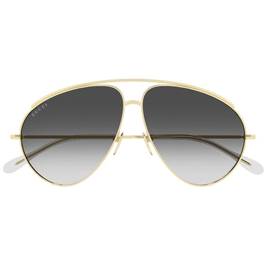 Gucci Okulary Przeciwsłoneczne GG1654S 012 Złoto Szary Damskie