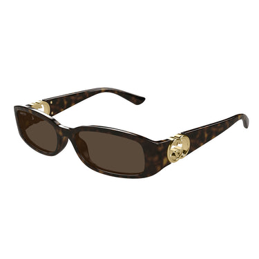 Gucci Okulary Przeciwsłoneczne GG1661S 002 Brązowy Brązowy Unisex 2