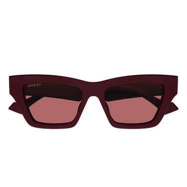 Gucci Okulary Przeciwsłoneczne GG1753S 004 Burgundy/Marrone Damskie