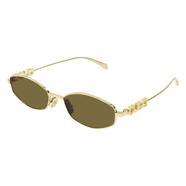Gucci Okulary Przeciwsłoneczne GG1802S 005 Złoty/Brązowy Damskie 1