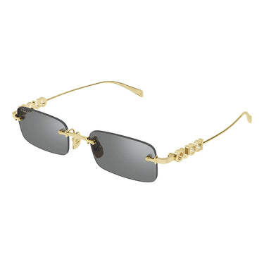 Gucci Okulary Przeciwsłoneczne GG1808S 003 Złoty/Szary Męskie 1