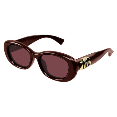 Gucci Okulary Przeciwsłoneczne GG1829SK 003 Burgundy/Rosso Damskie 1