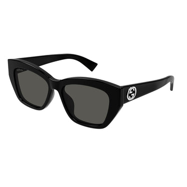 Gucci Okulary Przeciwsłoneczne GG1844SA 001 Czarny/Szary Damskie