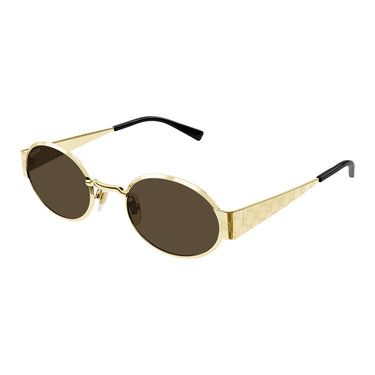 Gucci Okulary Przeciwsłoneczne GG1854S 005 Złoto/Brąz Unisex 2