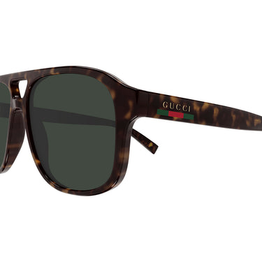 Gucci Okulary Przeciwsłoneczne GG1856S 002 Havana/Verde Męskie 2