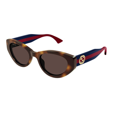 Gucci Okulary Przeciwsłoneczne GG1862S 002 Brązowy/Brązowy Damskie