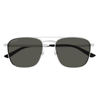 Gucci Okulary Przeciwsłoneczne GG1881S 001 Srebrny Szary Męskie