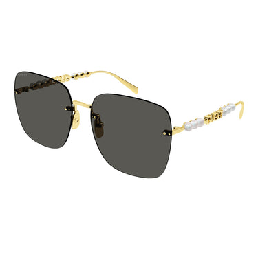 Gucci Okulary Przeciwsłoneczne GG1923SA 001 Złoty/Szary Damskie