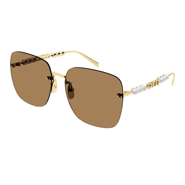 Gucci Okulary Przeciwsłoneczne GG1923SA 003 Złoty/Brązowy Damskie 2