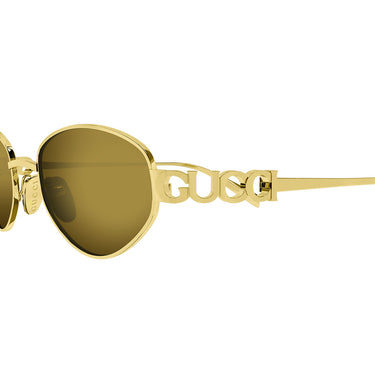 Gucci Okulary Przeciwsłoneczne GG1935S 003 Złoto Brązowe Damskie 3