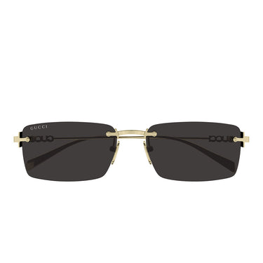 Gucci Okulary Przeciwsłoneczne GG1941S 001 Złoto Szary Męskie