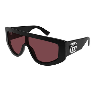 Gucci Okulary Przeciwsłoneczne GG1950S 002 Czarny/Czerwony Damskie 2