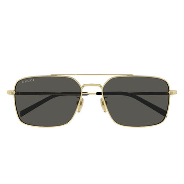 Gucci Okulary Przeciwsłoneczne GG1957SA 001 Złoto/Szary Męskie
