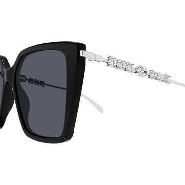 Gucci Okulary Przeciwsłoneczne GG1967S 002 Srebrny/Czarny Damskie 2