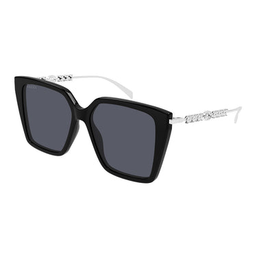 Gucci Okulary Przeciwsłoneczne GG1967S 002 Srebrny/Czarny Damskie 1