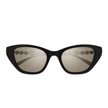 Gucci Okulary Przeciwsłoneczne GG1968S 004 Złoty/Brązowy Damskie