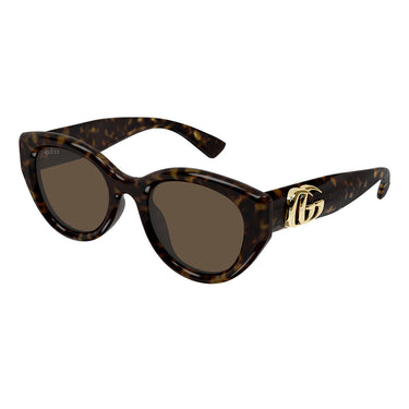 Gucci Okulary Przeciwsłoneczne GG1976SK 003 Brązowy Brązowy Damskie