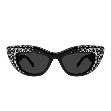 Gucci Occhiali da Sole GG2031S 005 Nero con Strass Grigio Donna