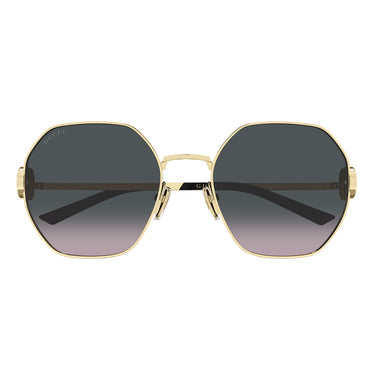 Gucci Occhiali da Sole GG2046S 002 Oro Grigio Sfumato Donna
