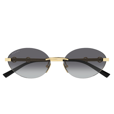 Gucci Occhiali da Sole GG2051S 002 Oro Nero Grigio Sfumato Donna