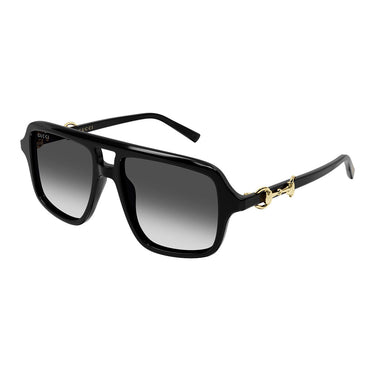 Gucci Occhiali da Sole GG2052S 007 Nero Grigio Sfumato Donna 2