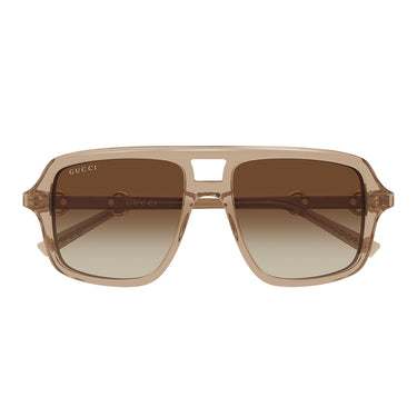 Gucci Occhiali da Sole GG2052S 010 Marrone Marrone Sfumato Donna