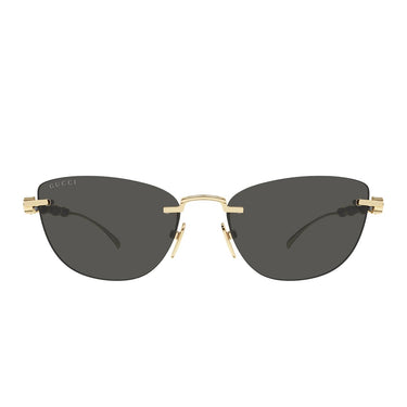 Gucci Occhiali da Sole GG2063S 002 Oro/Grigio Scuro Donna