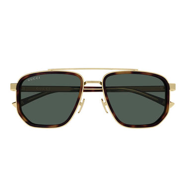 Gucci Occhiali da Sole GG2073S 003 Oro Marrone/Verde Uomo