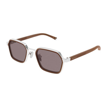 Gucci Occhiali da Sole GG2074S 005 Argento Marrone/Marrone Uomo 1
