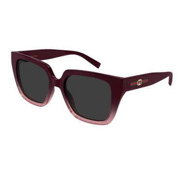 Gucci Occhiali da Sole GG2102S 003 Burgundy Grigio Donna 2