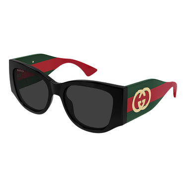 Gucci Occhiali da Sole GG2115S 001 Nero Verde/Grigio Donna 1