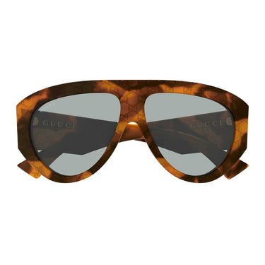 Gucci Occhiali da Sole GG2128S 003 Marrone Scuro/Verde Donna