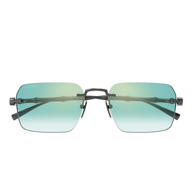 Gucci Occhiali da Sole GG2154S 004 Rutenio/Verde Uomo