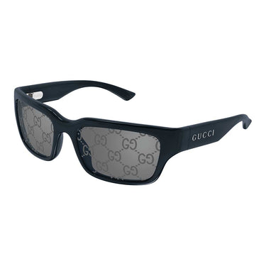 Gucci Occhiali da Sole GG2240S 008 Blu/Argento Uomo 2