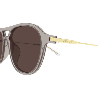 Gucci Occhiali da Sole GG2254SK 003 Grigio Oro/Marrone Uomo 3