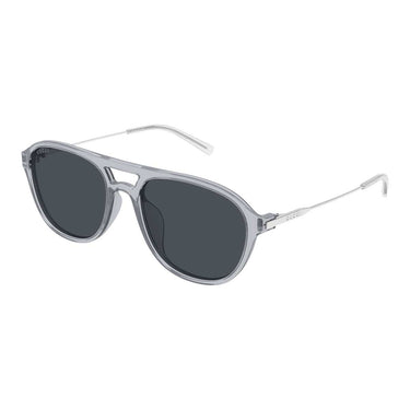 Gucci Occhiali da Sole GG2254SK 004 Grigio Argento/Blu Uomo 2