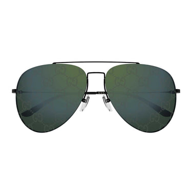 Gucci Occhiali da Sole GG2255S 004 Nero/Verde Uomo