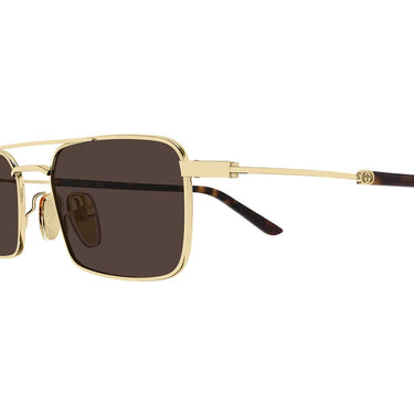 Gucci Occhiali da Sole GG2258S 002 Oro Marrone/Marrone Unisex 3