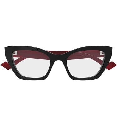 Gucci Occhiali da Vista GG1334O 004 Nero Rosso Trasparente Donna
