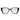 Gucci Okulary korekcyjne GG1969O 001 ZłotoCzarny Przezroczysty Damskie