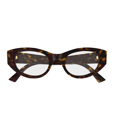 Gucci Occhiali da Vista GG2041O 002 Marrone Trasparente Donna