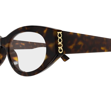 Gucci Occhiali da Vista GG2041O 002 Marrone Trasparente Donna 3