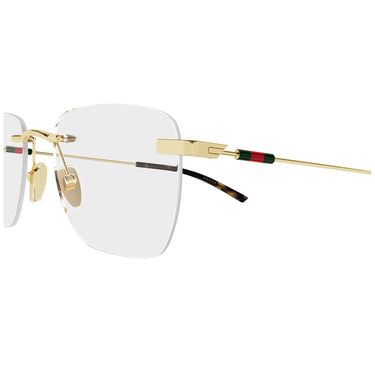 Gucci Occhiali da Vista GG2099O 002 Oro Trasparente Uomo 3