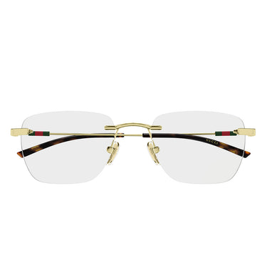 Gucci Occhiali da Vista GG2099O 002 Oro Trasparente Uomo