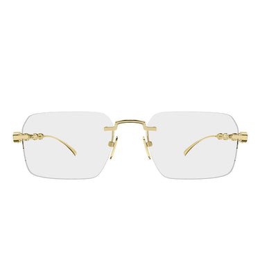 Gucci Occhiali da Vista GG2154O 002 Oro/Trasparente Uomo